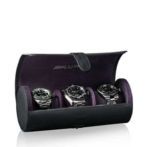 Uhrenrolle Rondo 3 - Schwarz / Violett